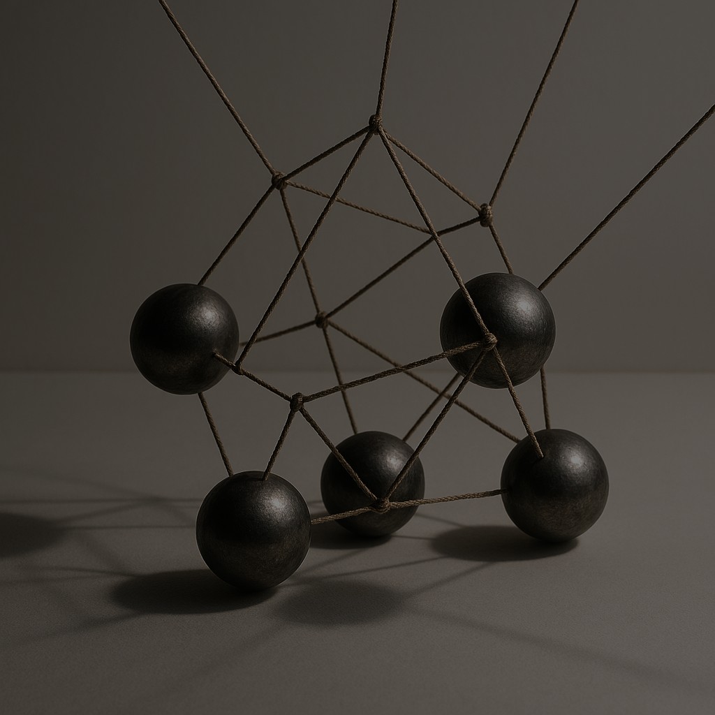 bolas comunicadas por una cuerda